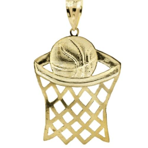 Basketball Pendant and Necklace Set