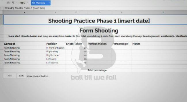 Steph Curry Shot Tracker App